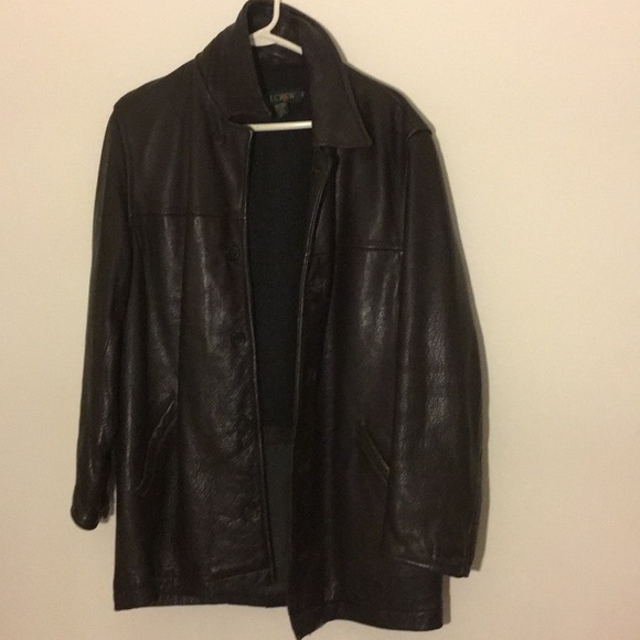 J. Crew Other - J Crew vintage pure leather jacket